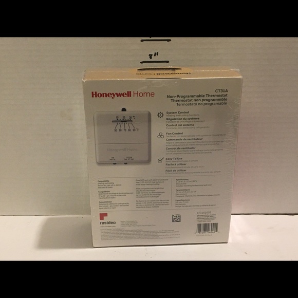 honeywell Other Honeywell Home Non Programmable Thermostat Model